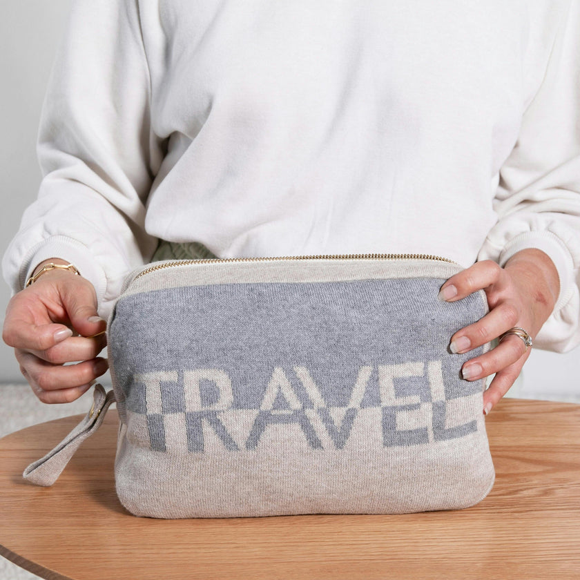 Cotton Travel Blanket Set