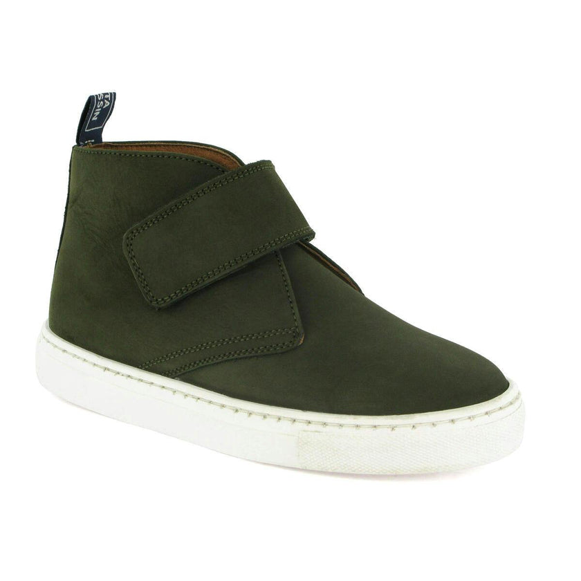 Sneaker Boots - dark green nubuck