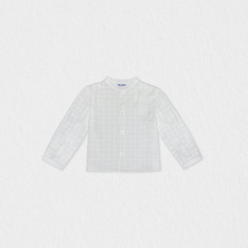 Dilan Baby Boy Shirt LS Cotton, White