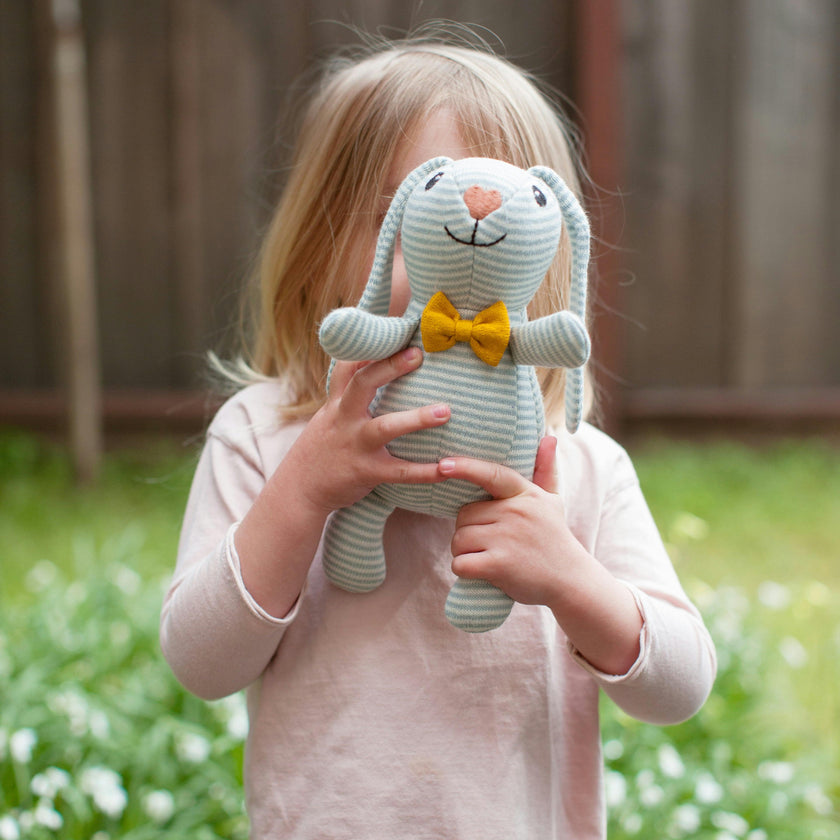 Organic Knit Patterned Bunnies