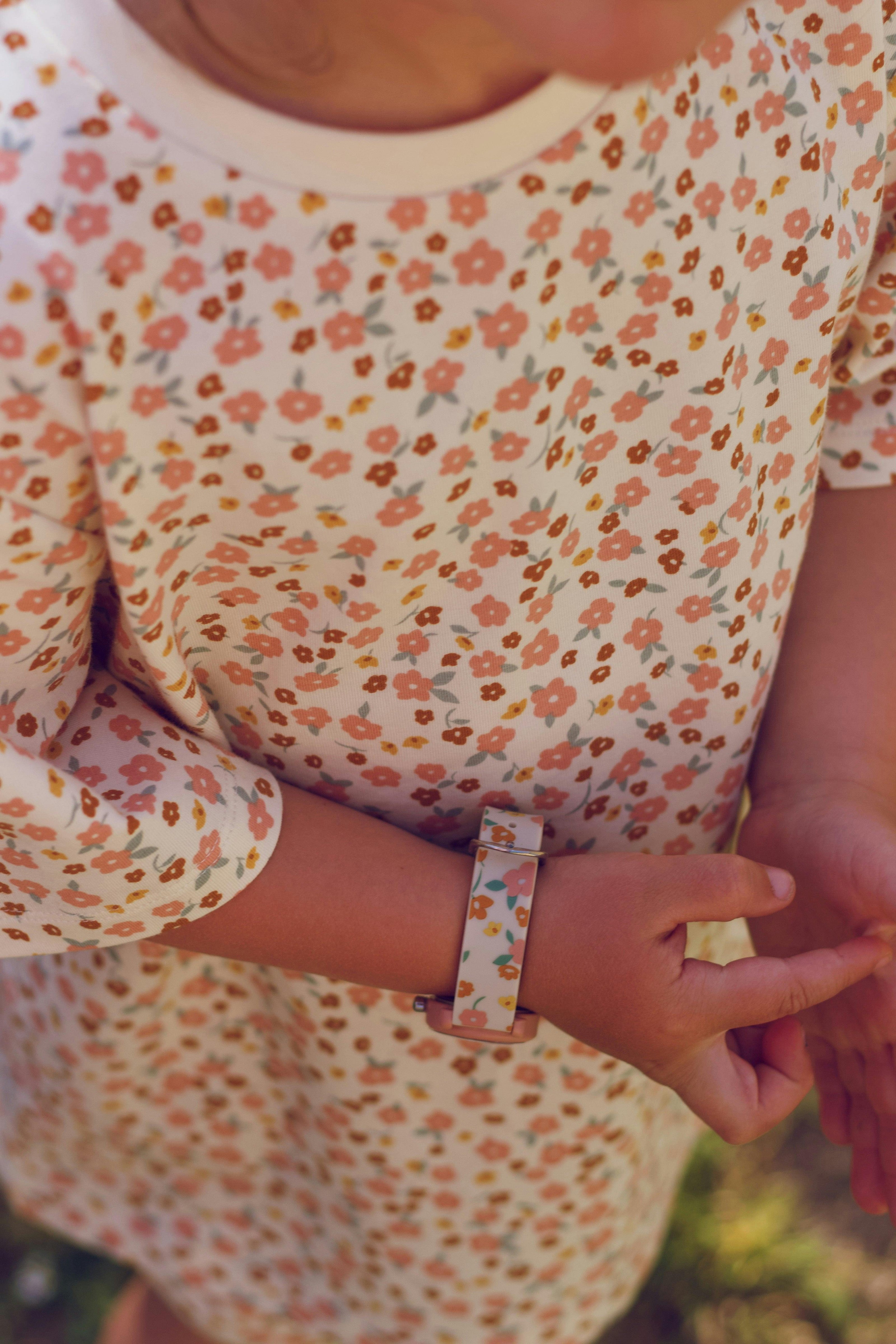 Classic Watches | Silicone + Stainless Steel | Sunset Meadow