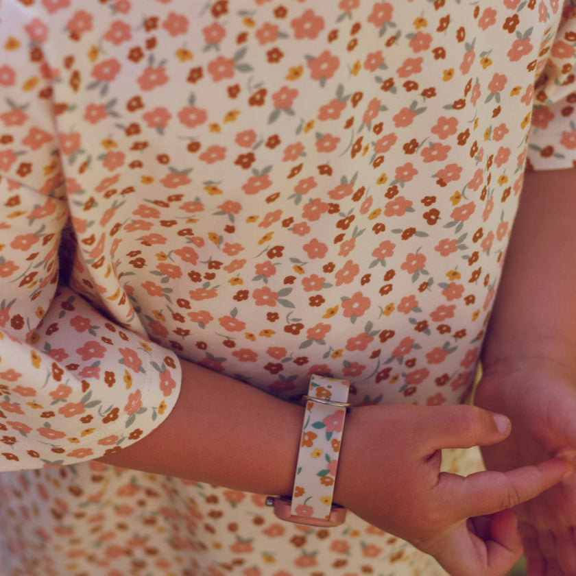 Oversized T-Shirt | Organic Cotton Jersey - Sunset Meadow