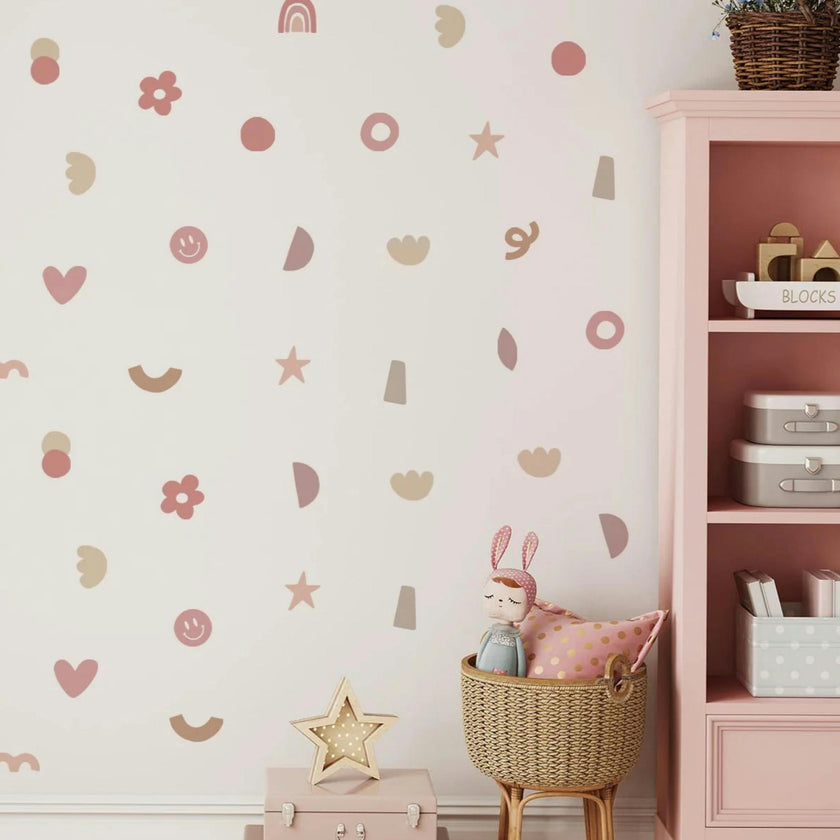 Peel & Stick Fabric Wall Stickers