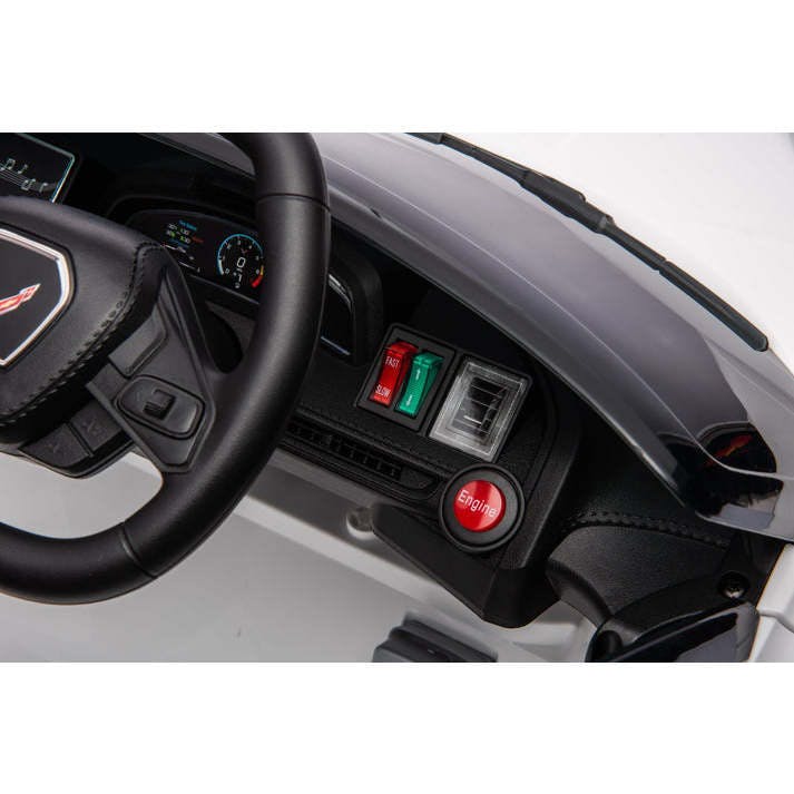 12V Chevrolet Corvette C8 1-Seater Kids Ride-On Car