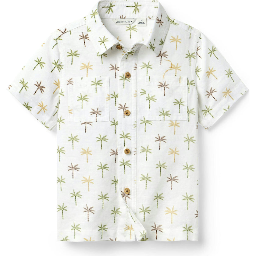 The Linen-Cotton Double Pocket Shirt, Multi