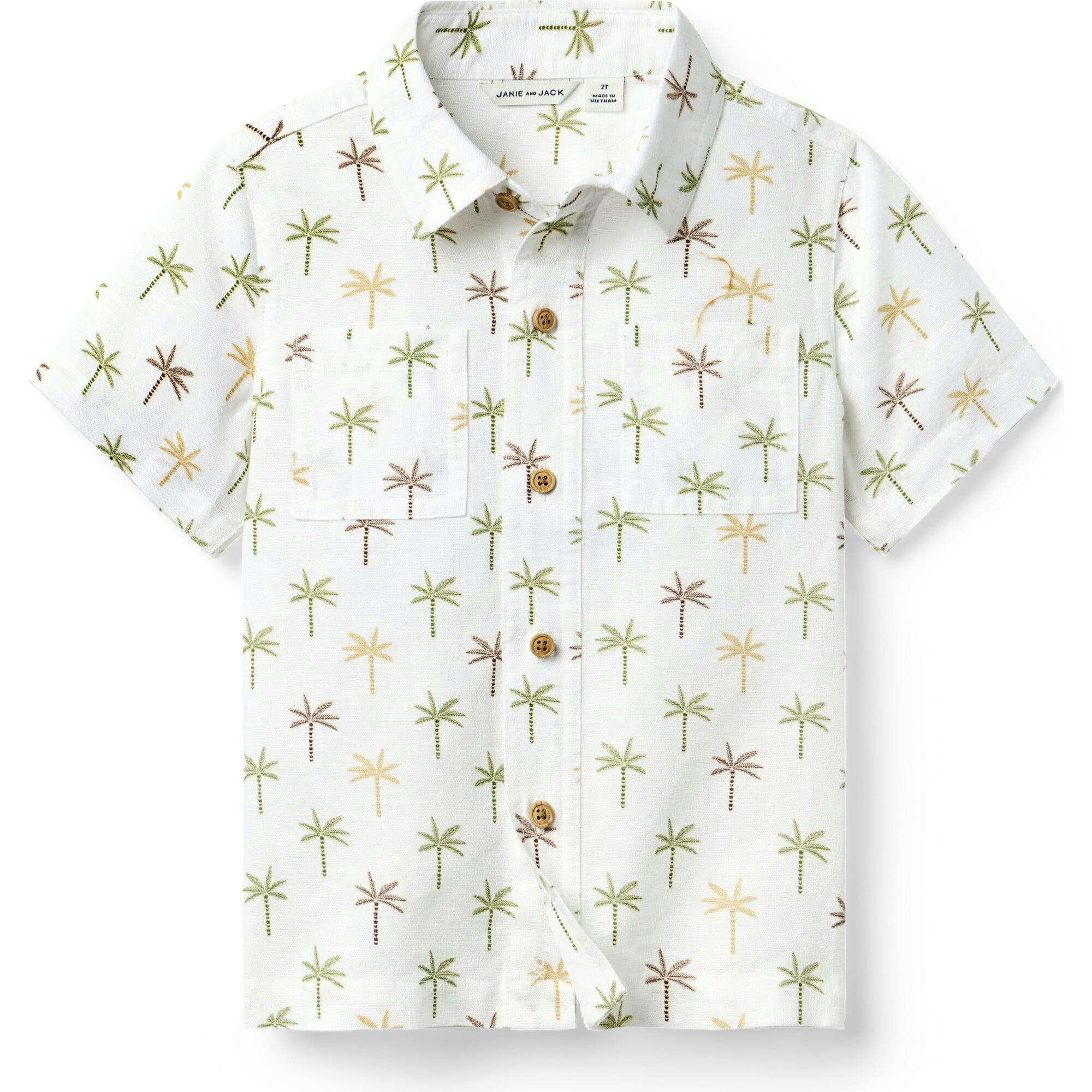 The Linen-Cotton Double Pocket Shirt, Multi