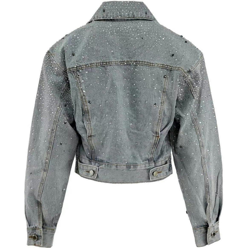 Women's Crystal Denim Jacket
