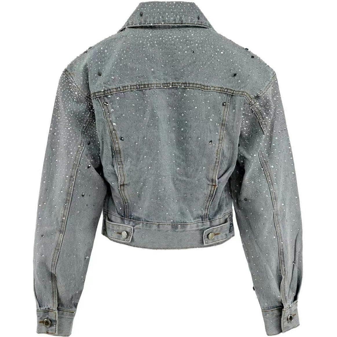 Women's Crystal Denim Jacket