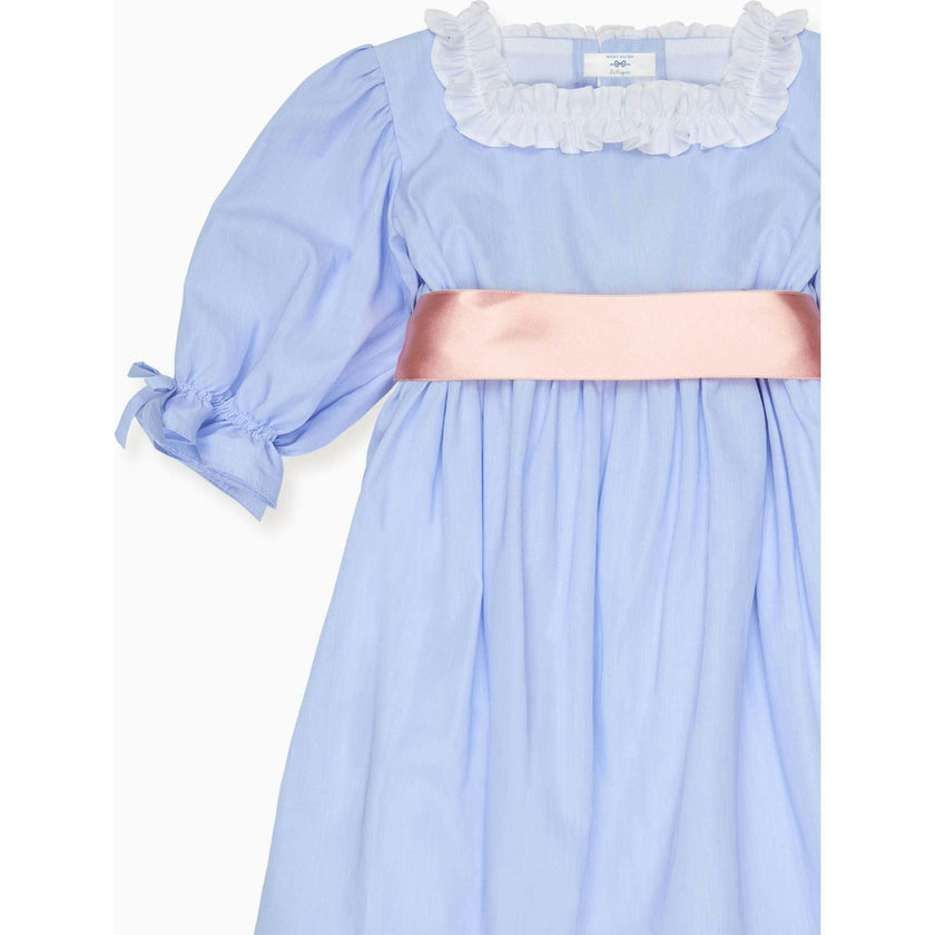 Nicky Hilton x La Coqueta Blue Stripe Milou Girl Dress