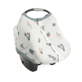 Cotton Muslin Car Seat Canopy - Prickle Pots