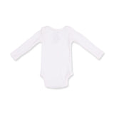 Solid Snow White - Lap Shoulder Bodysuit