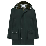 Ebury Padded Wax Jacket - Racing Green