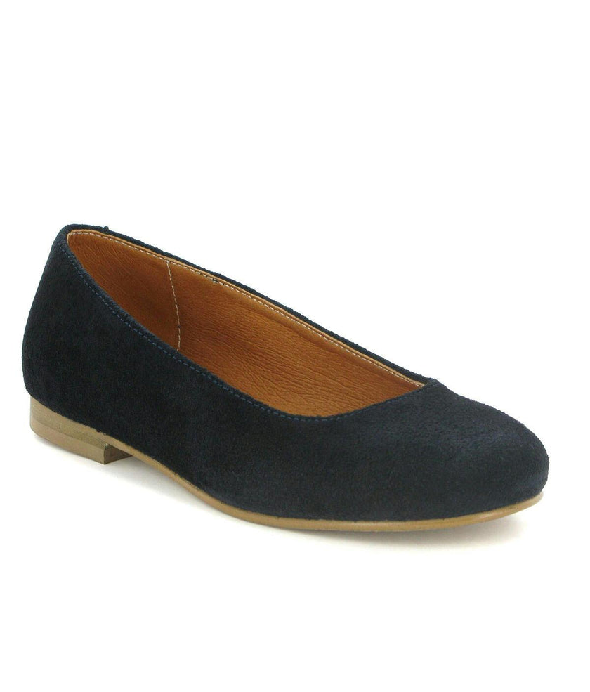 Suede Ballerinas, Dark Blue