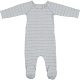 Raglan Sleeve Striped Footie