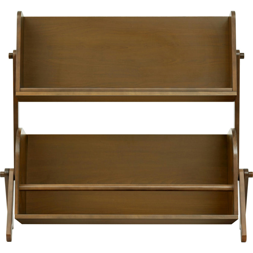 Tally Storage and Bookshelf in Natural Walnut