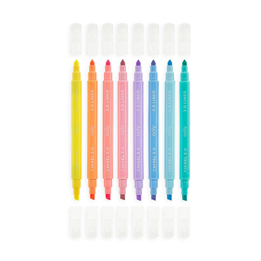Pastel Liners Dual Tip Markers