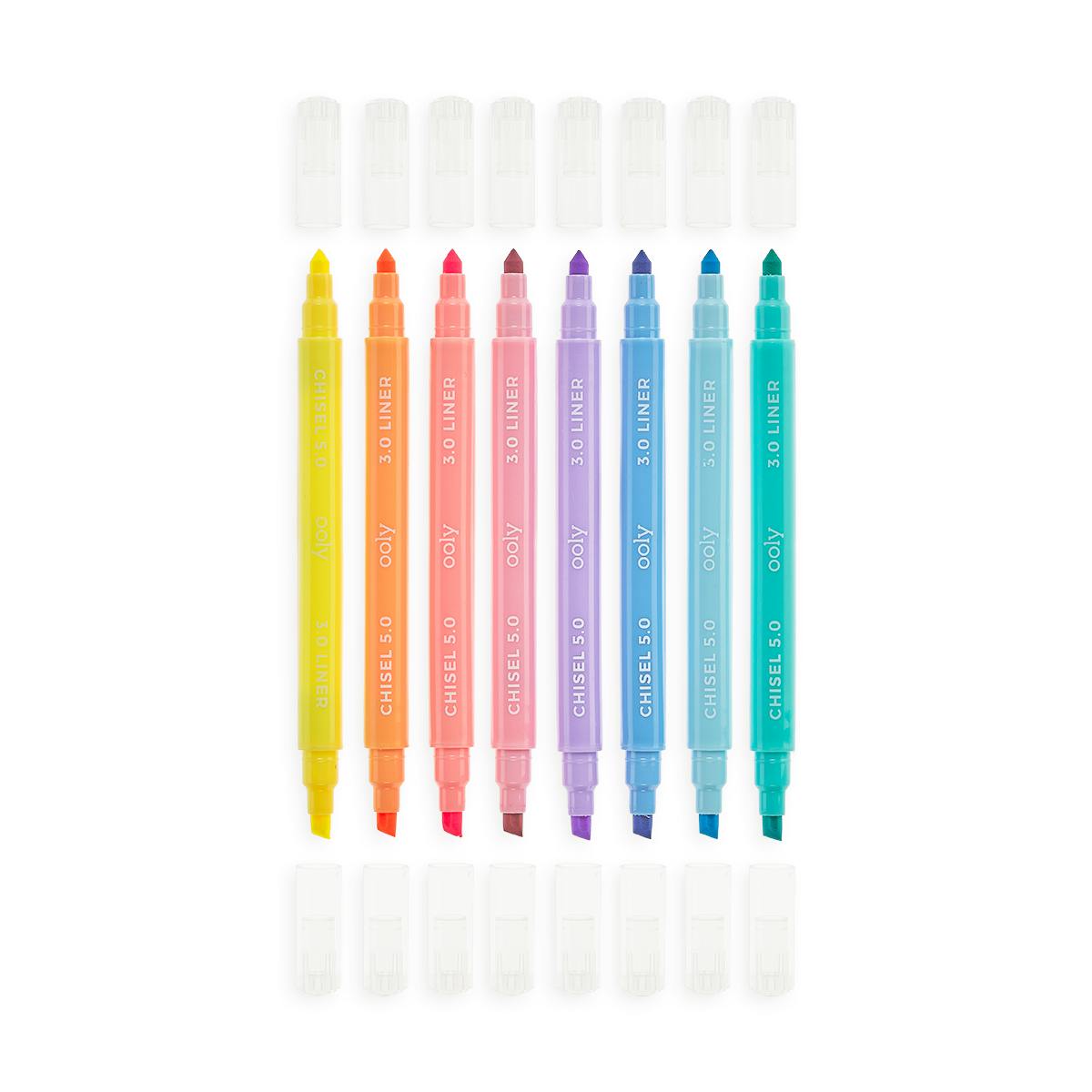 Pastel Liners Dual Tip Markers