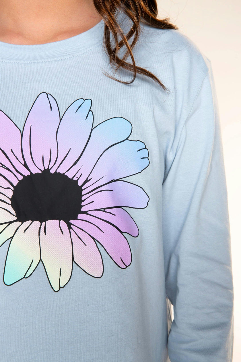 Washed Cotton Long Sleeve Easy Tee