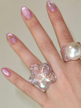 STAR GIRL GLITTER RING