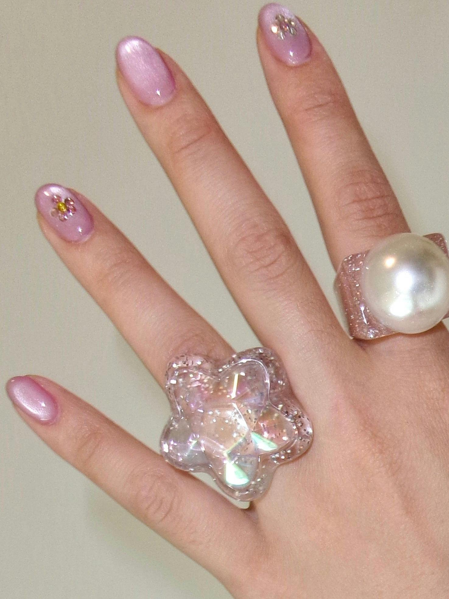 STAR GIRL GLITTER RING