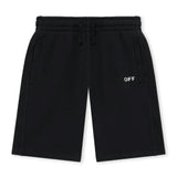 Black Diagonal Paint Sweatshorts