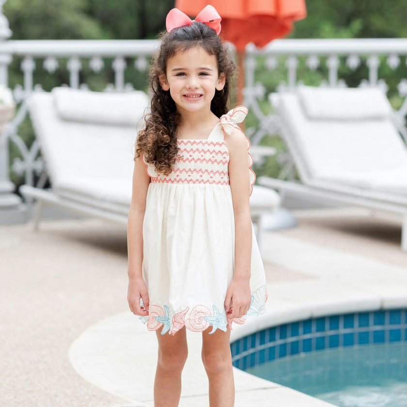 Margot Girl Dress - Shells
