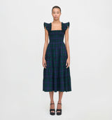 The Ellie Nap Dress - Blackwatch Tartan