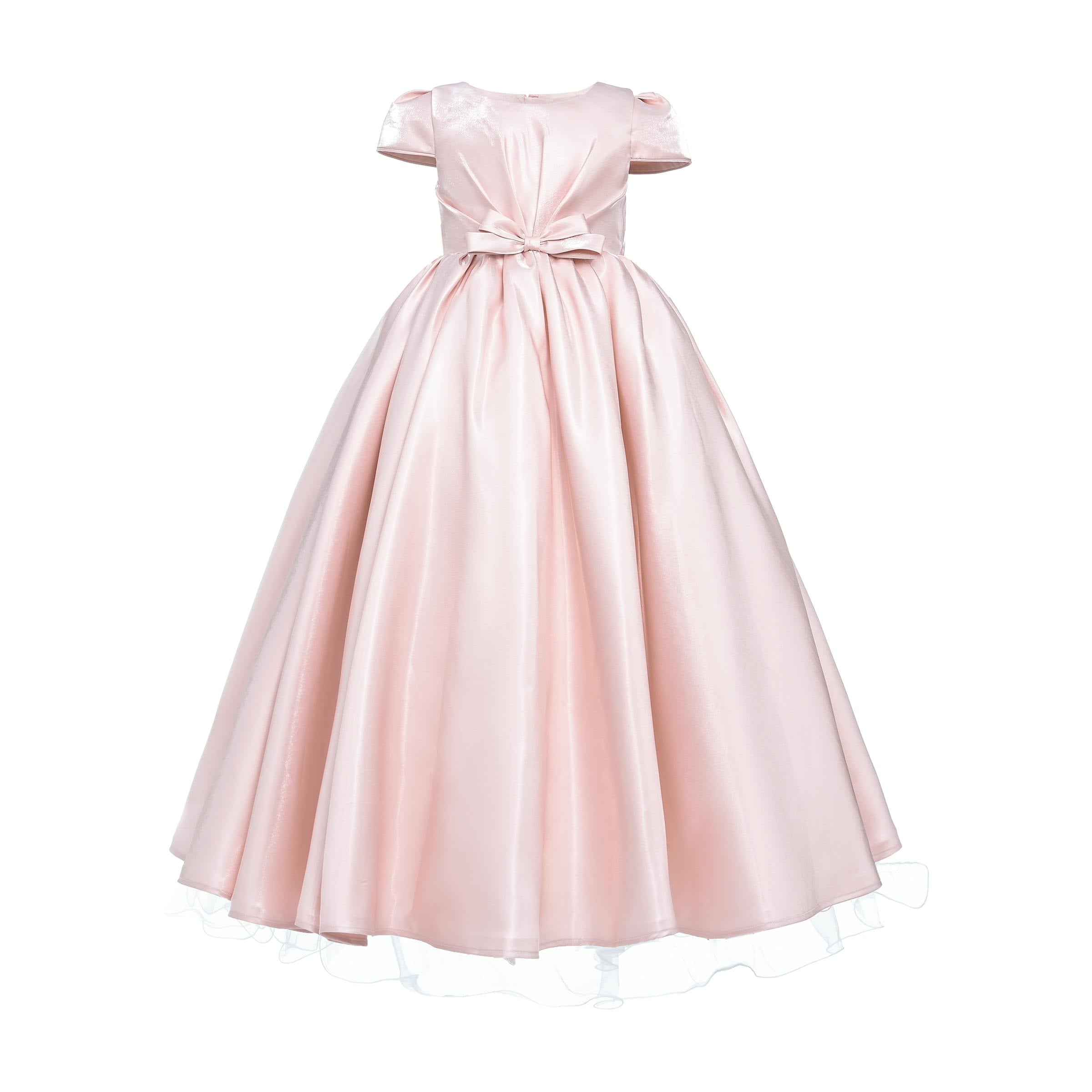 Pink Bow Long Brea Dress