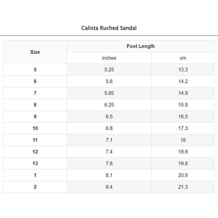 Calista Ruched Sandal