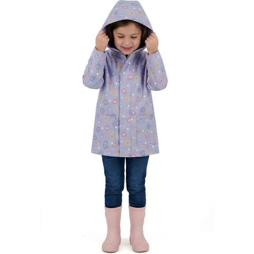 Girls Rain Coat | Multicolor Floral