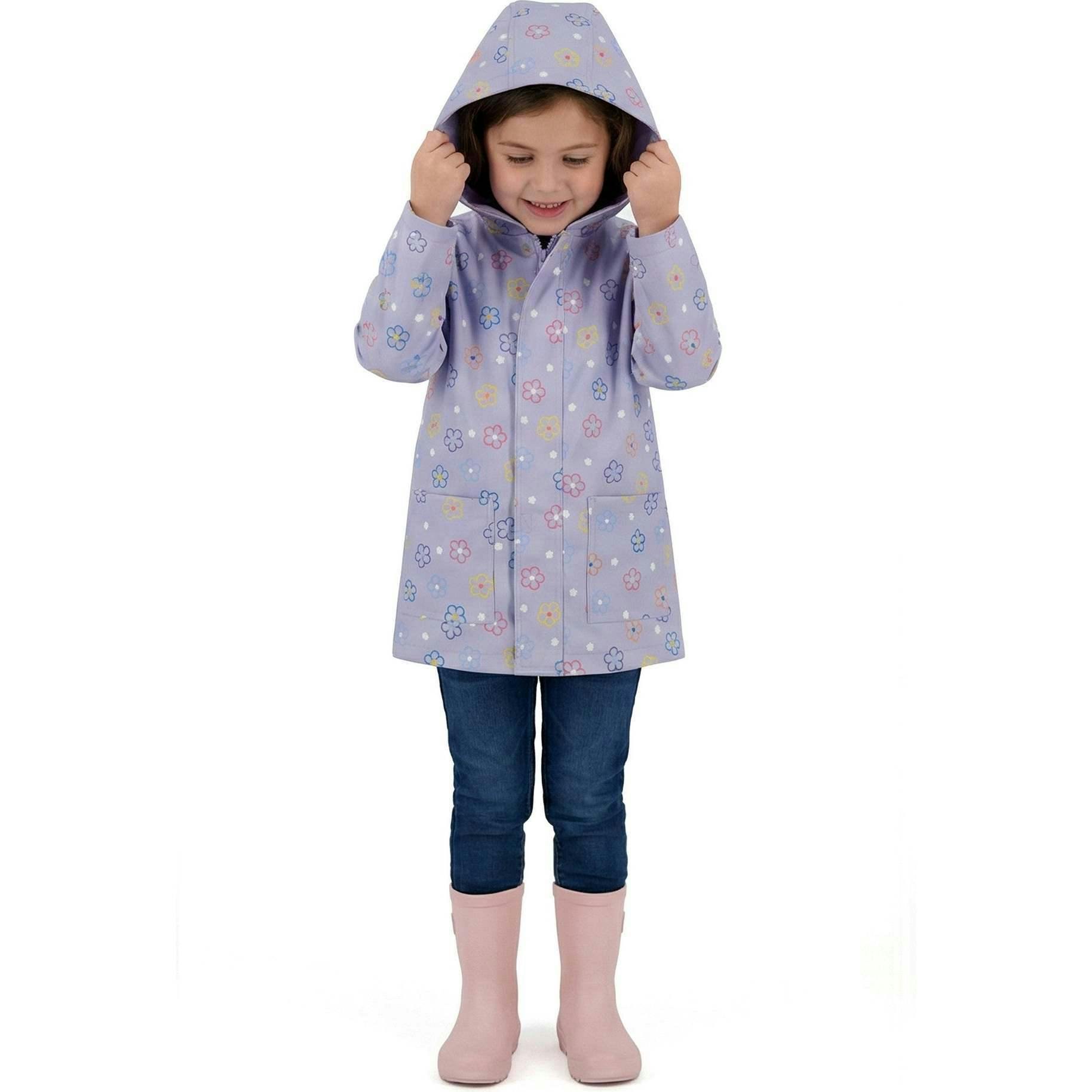 Girls Rain Coat | Multicolor Floral