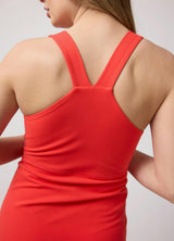 Maternity Active Dress with Built-In Shorts & Double Layer Bra