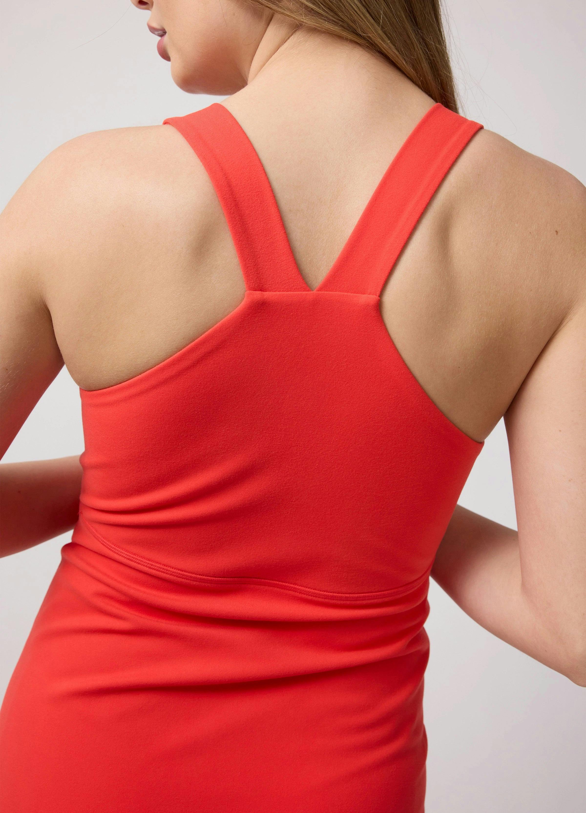 Maternity Active Dress with Built-In Shorts & Double Layer Bra