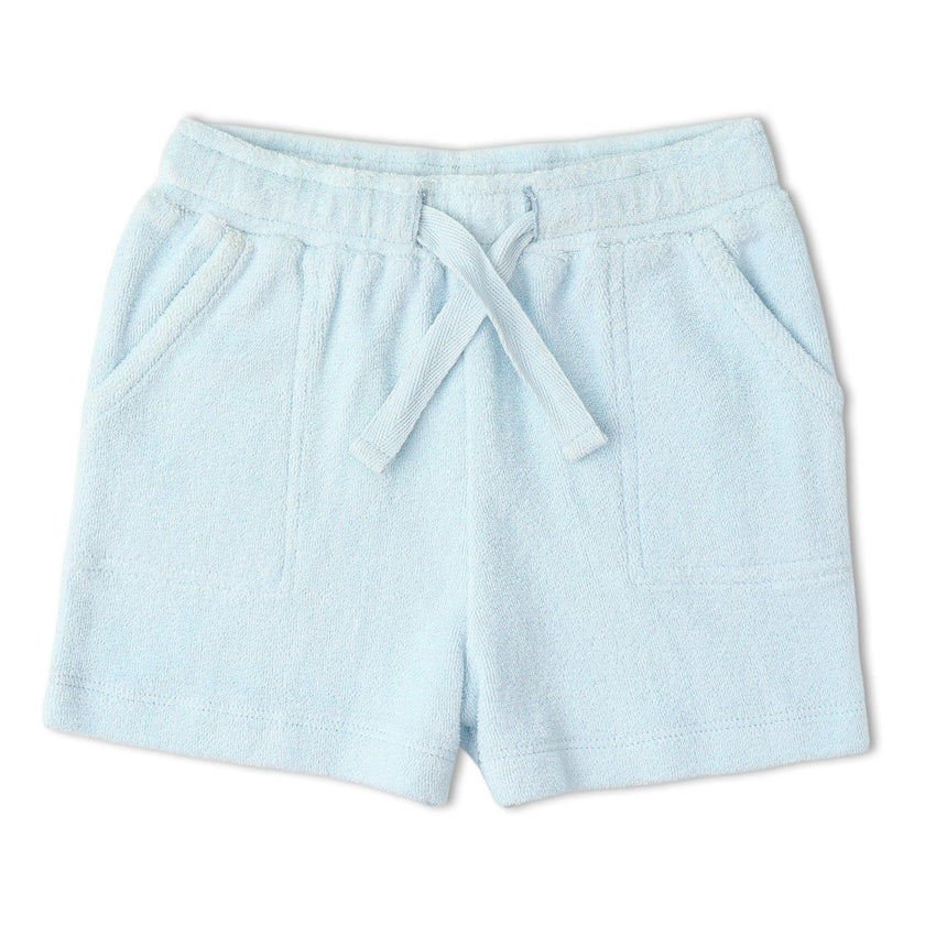 Organic Terry Tee & Shorts Set - Cabana Stripes