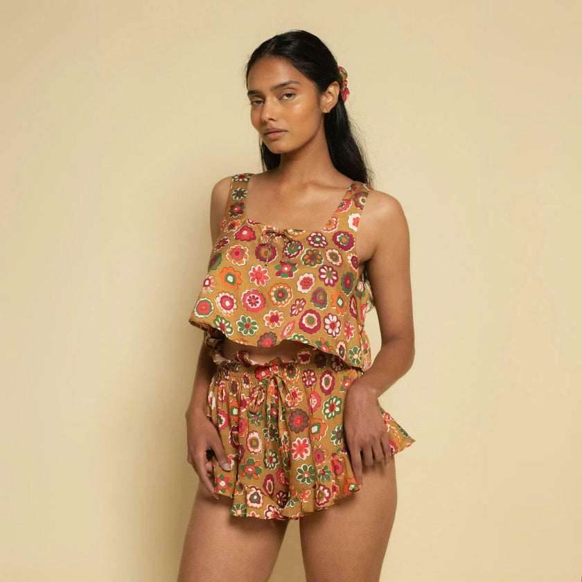 Silk Boho Short