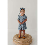 Baby Bodysuit Dress Set Patriotic Ribbon