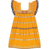 Women's Mini Sandrine Embroidered Dress, Yellow