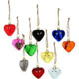 Heart With Eyes Ornaments