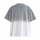 Gray to White Gradient T‑Shirt