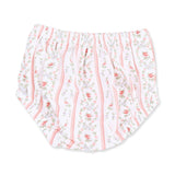 Marnie Rosebud Stripe - Long Sleeve Petal Collar Dress and Bloomer