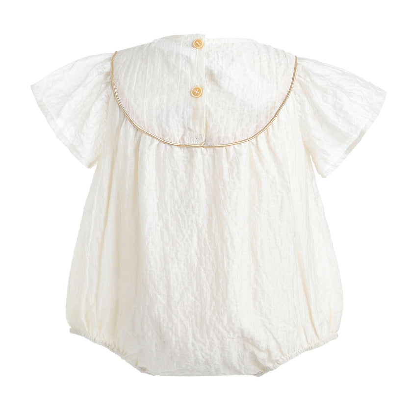 White Crown Romper