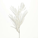 Real Touch Flocked White Norfolk Pine Branch Christmas Spray - 37"