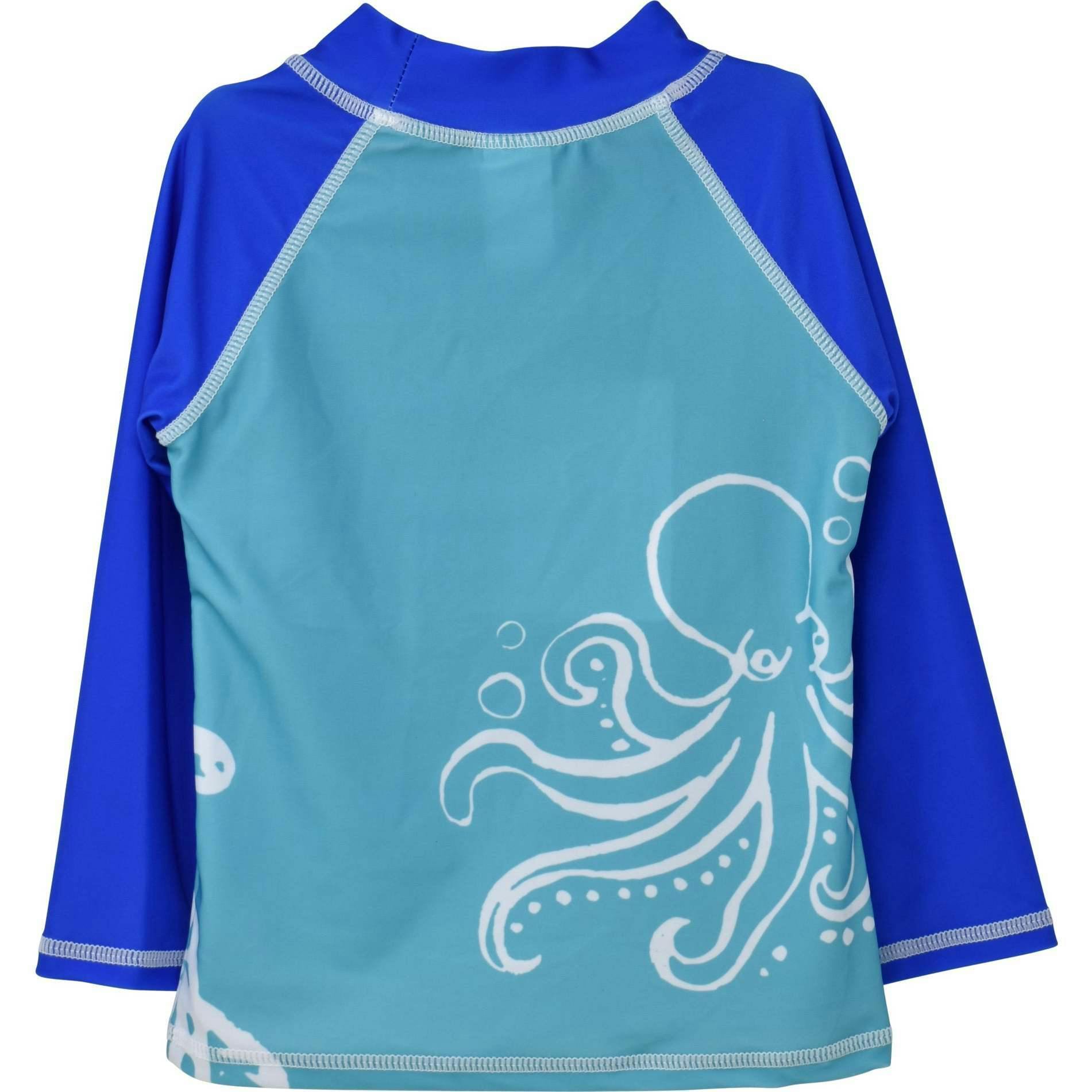 UPF 50+ Graphic Rash Guard Swim Top
