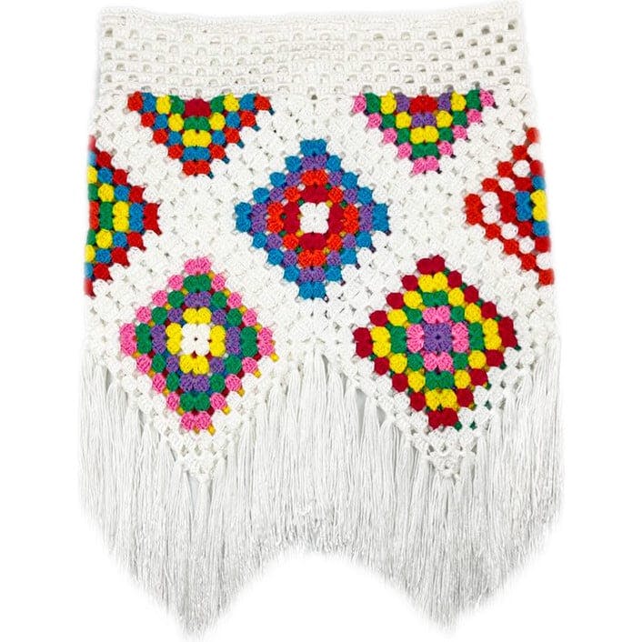 Sandia Hand-Crochet Drawstring Skirt