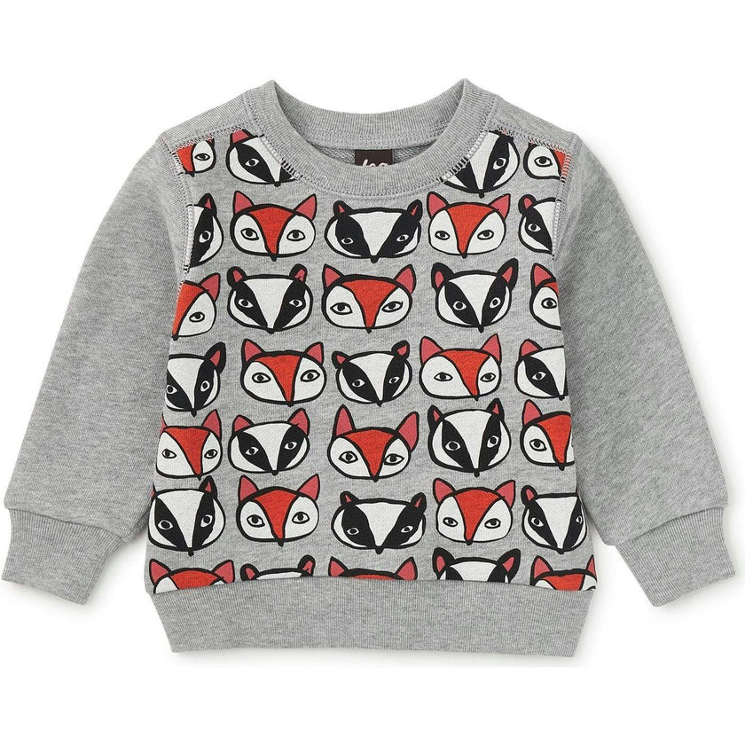 Badger & Baby Popover, Grey