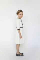 Anais bow dress (blush pink)