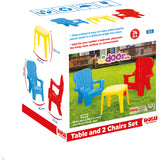 Childrens Plastic Table And Chairs Set