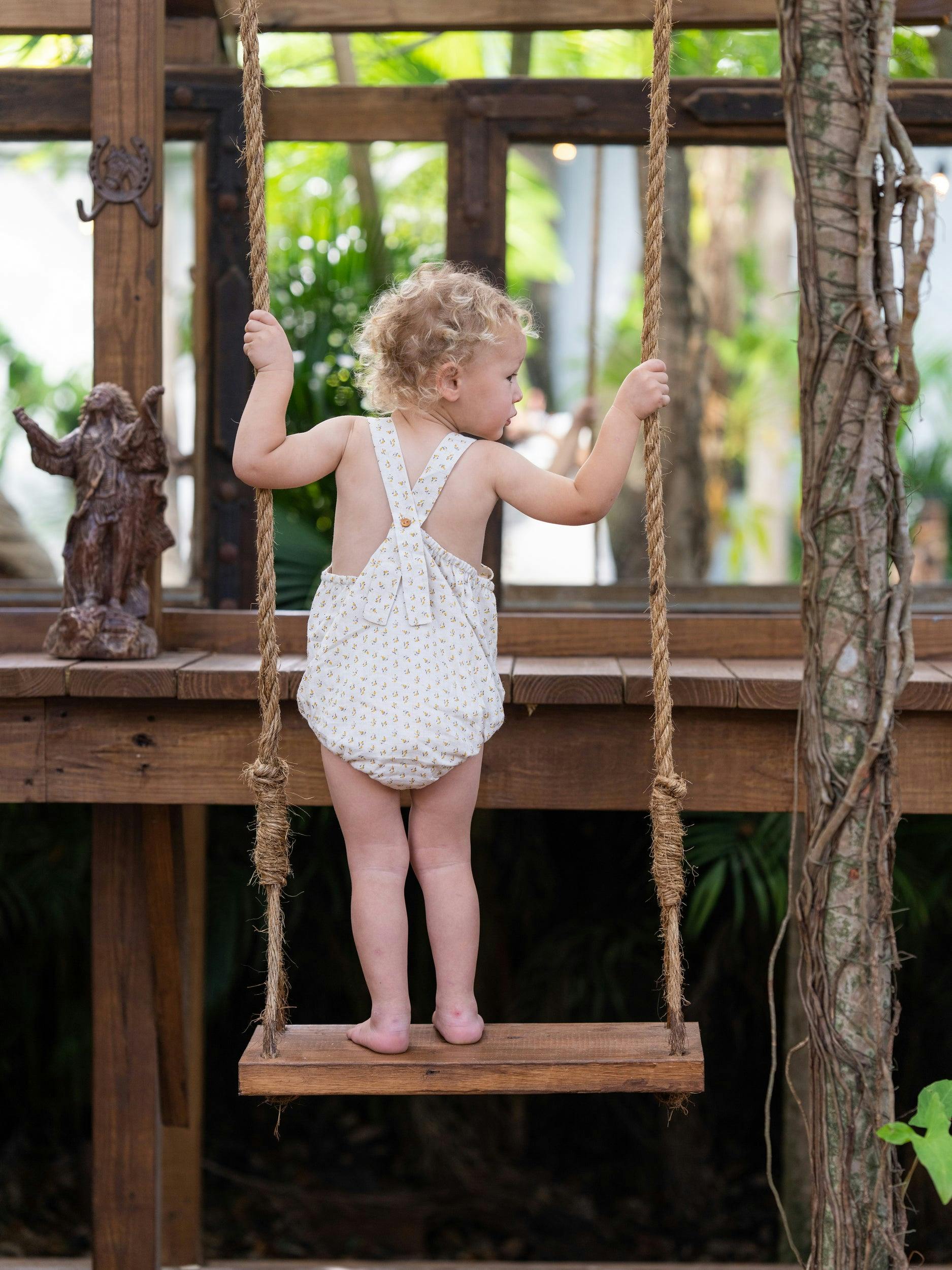 Baby Lemon Blossom Romper