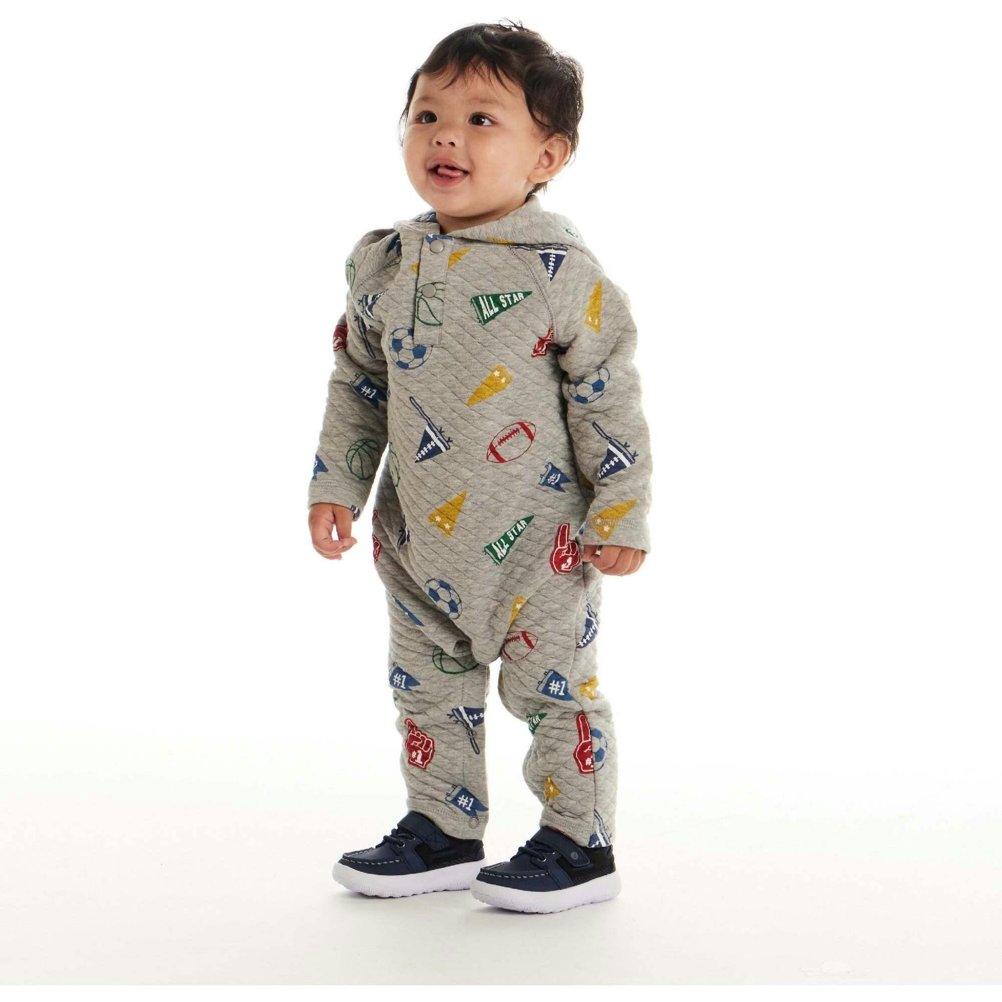 Infant Hooded Baby Romper