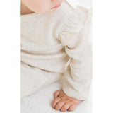Mila Waffle Knit Flutter Sleeve Romper